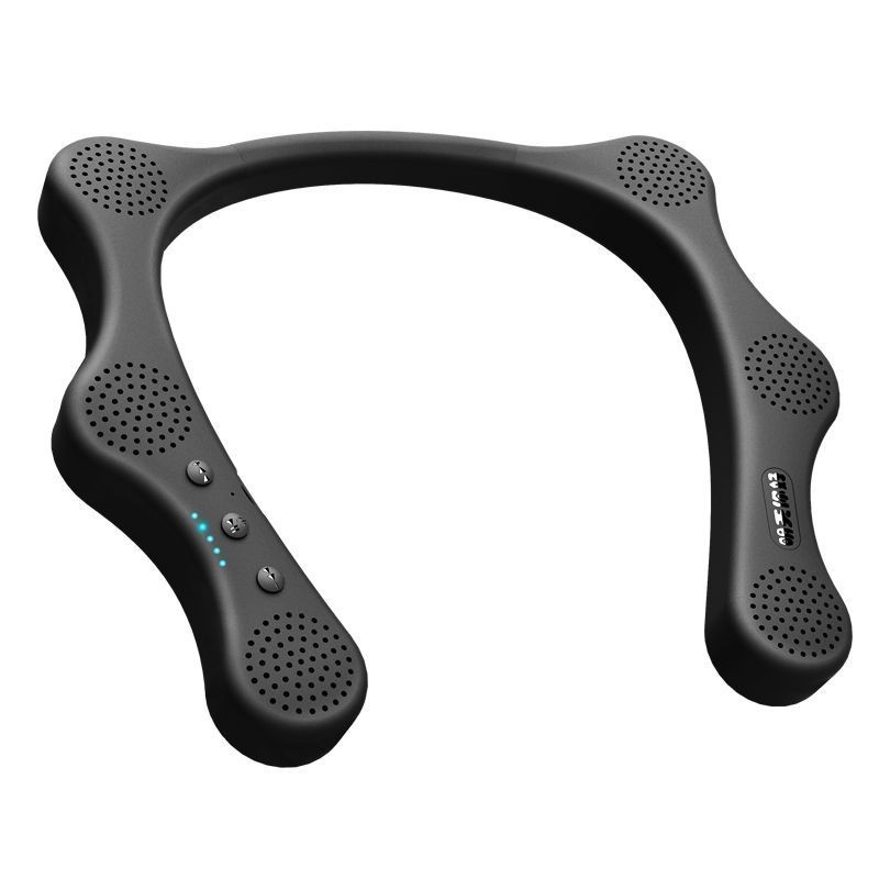 ห้อยคอลําโพงบลูทูธเสียบการ์ดหน่วยความจํากีฬาเสียงโทรศัพท์มือถือ/mp3เพลงฟังก์ชั่นคู่จอแสดงผลไฟ นํา 1