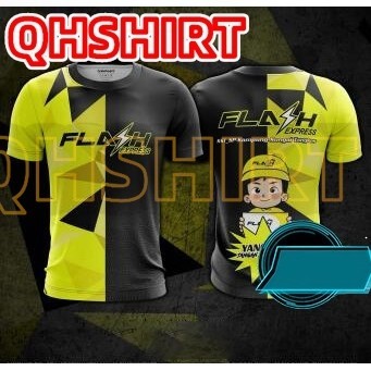 "เสื้อยืด Flash Express / Baju Microfiber Jersi / เสื้อยืด Jersey  "
