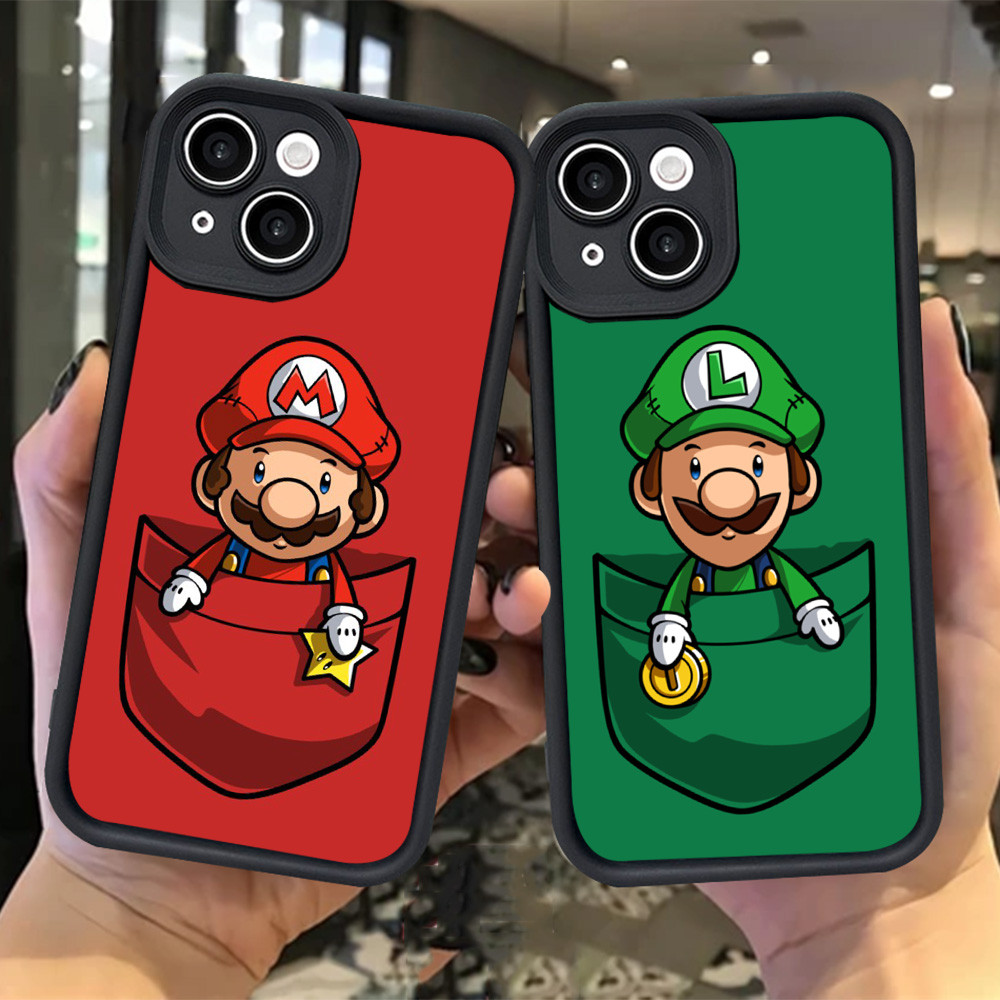 H-9 Mario Casing สําหรับ Xiaomi Redmi Note 8 10C 11 9C 14C 13C 7 Pro