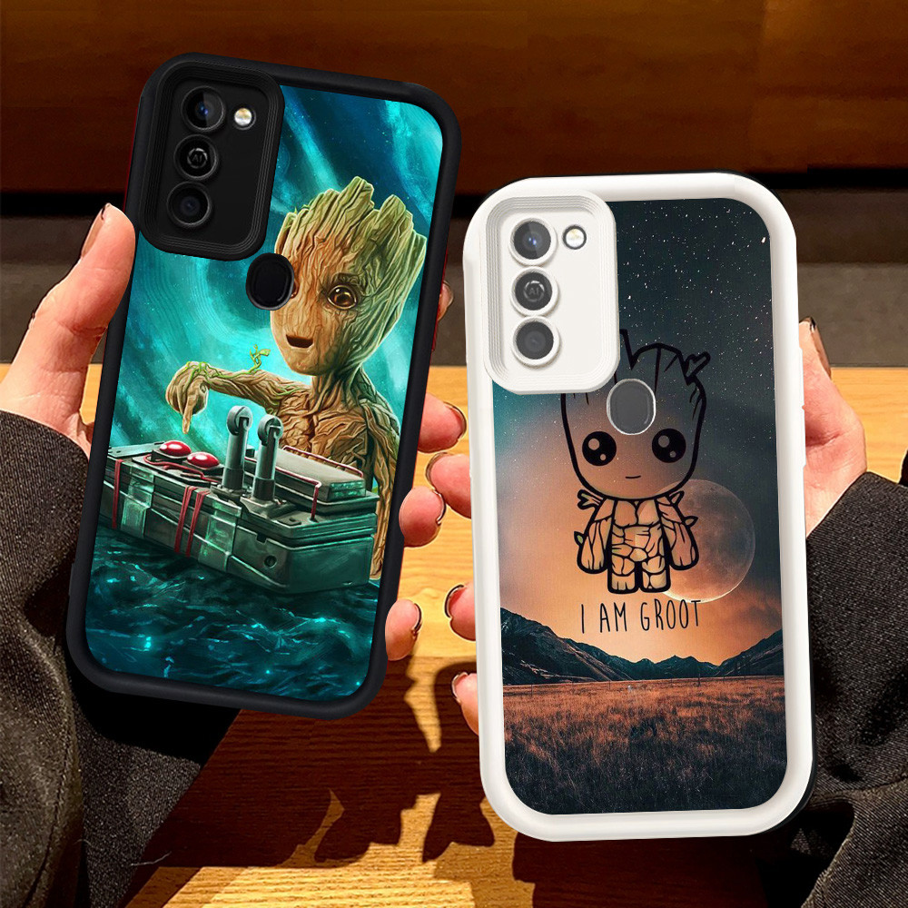 เคสสําหรับ Infinix HOT 11 12 Play Smart 6 5 10 Plus เคสซิลิโคน H-98 Groot