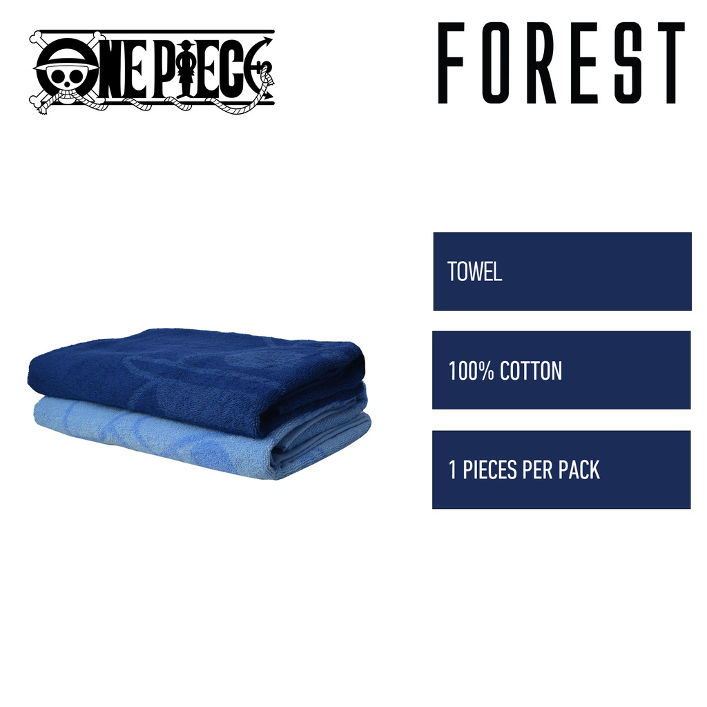 ผ้าเช็ดตัว Forest Tuala One Piece Forest X One Piece (1 ชิ้น) - NZ004