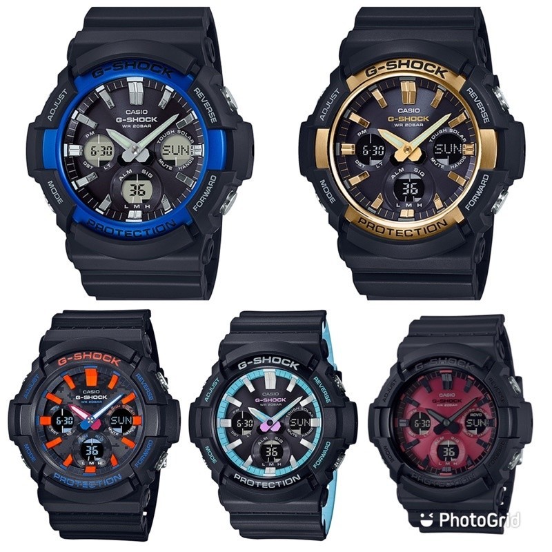 ♞,♘,♙G-SHOCK รุ่น GAS-100G-1/ GAS-100-1A2/ GAS-100PC-1A/ GAS-100AR-1/ GAS-100CT-1A