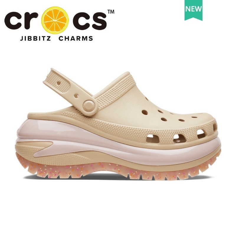 



 ♞,♘รองเท้า cross แท้ cross mega crush รองเท้าเสริมส้นผู้หญิง สีน้ำตาล/เจ็ดสี รองเท้าแตะน่ารัก