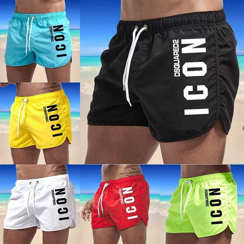 ♎ Quick-Dry Men's Swim Trunks: Hot Summer Beachwear Shorts For Sports Gym And Beach Activities Br