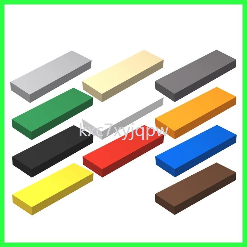 MOC 63864 อุปกรณ์เสริม 1x3 แผง 25 ชิ้น/เซ็ตแบนกระเบื้องประกอบชิ้นส่วนอาคารบล็อกเด็กของขวัญของเล่นเพ