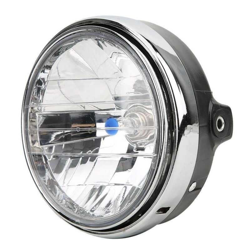 ❤ Motorcycle Retro Headlamp Front Headlight Fit For Honda Cb400/Hornet 250/Vtec White Glass