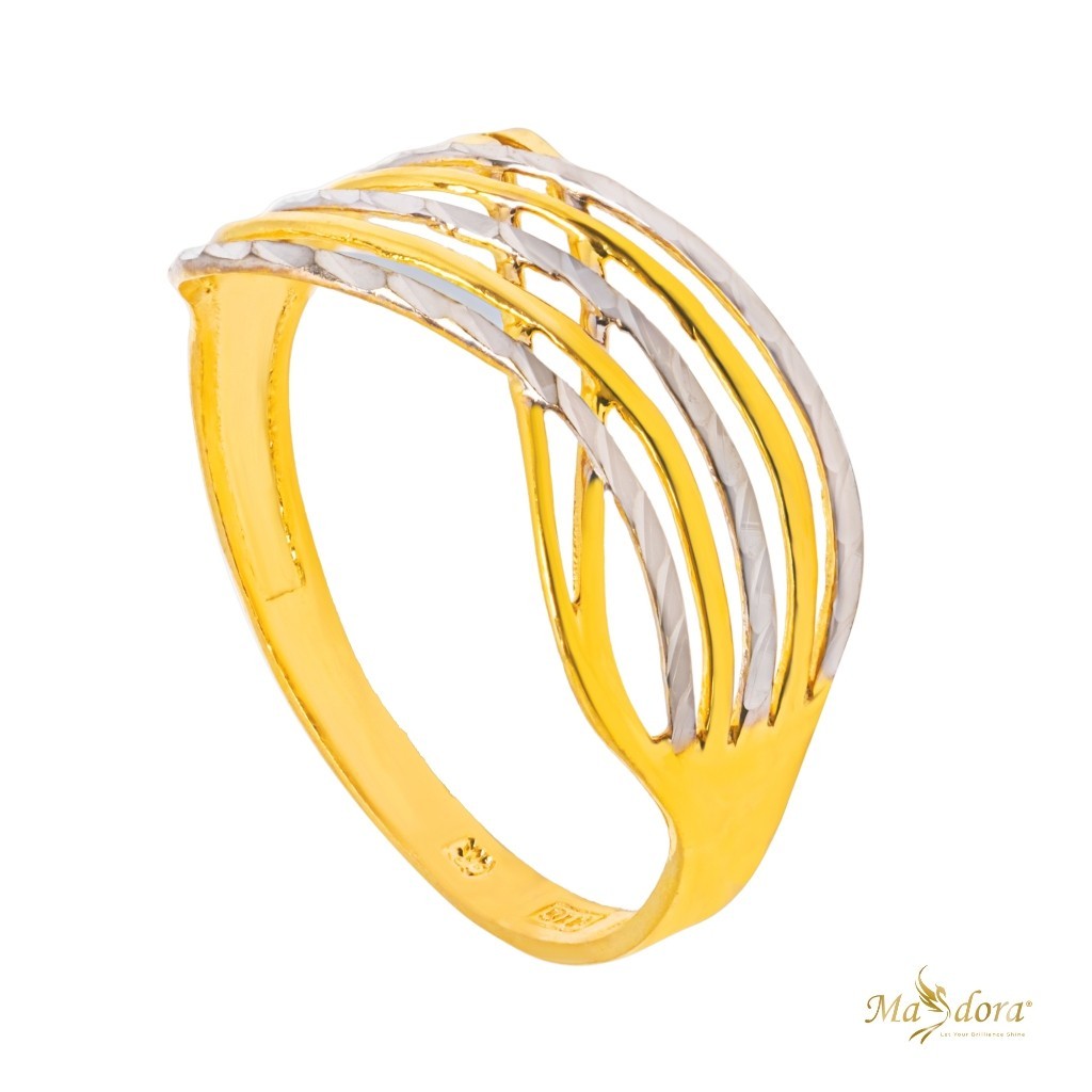 Masdora Gold Ring Infinity Wave/แหวนคลื ่ นอินฟินิตี ้ ( ทอง916 )