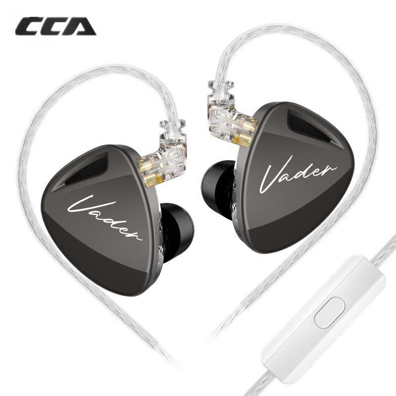 Kz Vader Triple-Driver Dynamic In Ear Monitor หูฟังไฮไฟเพลงหูฟังตัดเสียงรบกวนชุดหูฟัง KZ ZAX ZSX ZV