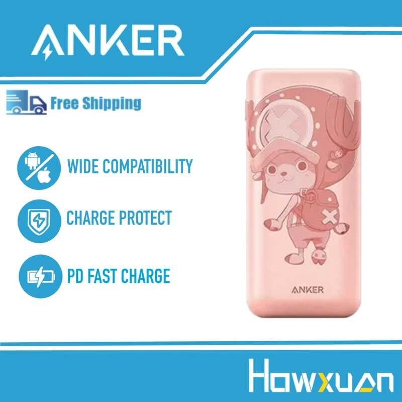 ❤ Anker &amp; One Piece Powercore Slim 10000Mah เพาเวอร์แบงค์ Iphone 12 Powerbank ชาร