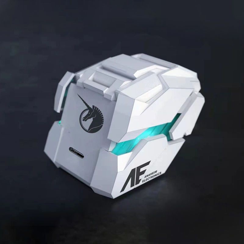 Xiaomi Youpin Xiangbizi Mini ชุดหูฟังบลูทูธไร้สาย GUNDAM ยูนิคอร์น RX-0 เอฟเฟคไฟ LED เอฟเฟคไฟ TWS ก