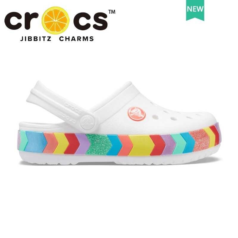 cross รองเท้า แท้ เด็ก รองเท้าแตะ CHEVRON ประดับลูกปัด น้ํา แตะ