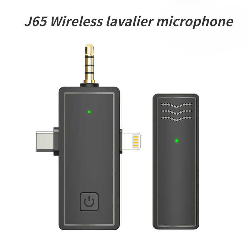 ♥ SFREE Shipping J65 Wireless lavalier mobile phone live broadcast sound Little Bee universal mult