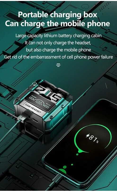 M25 หูฟังไร้สายสเตอริโอเบสหูฟังบลูทู ธ ชุดหูฟังเกมหู