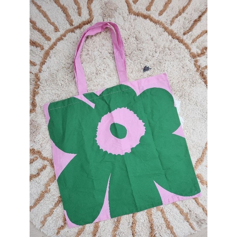 ♞,♘,♙**พร้อมส่ง** กระเป๋าผ้า Marimekko UNIKKO 60th Anniversary Tote Bag
