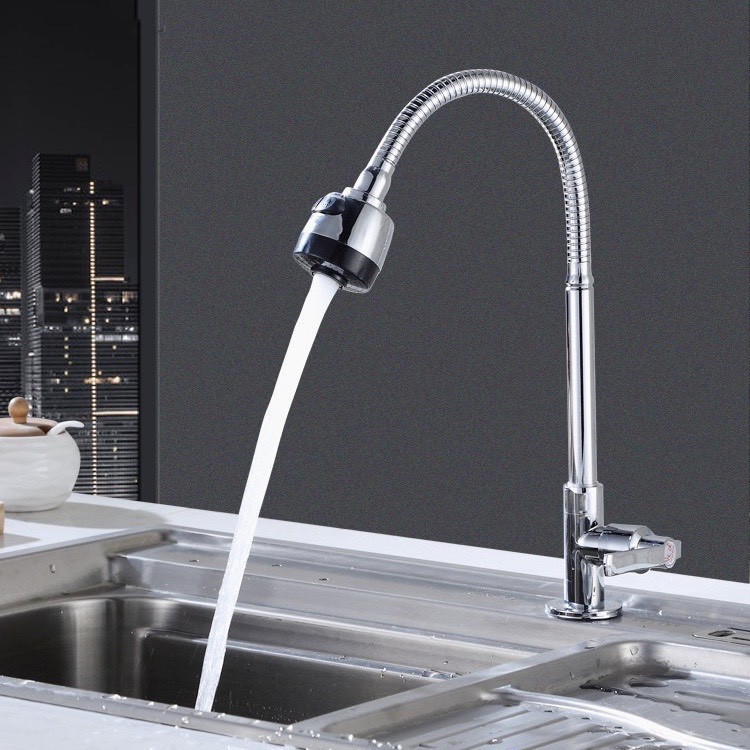 🔥การประกันคุณภาพ🔥 SHTก๊อกน้ำซิงค์  ปรับได้ 2 ระดับ  หมุนได้360