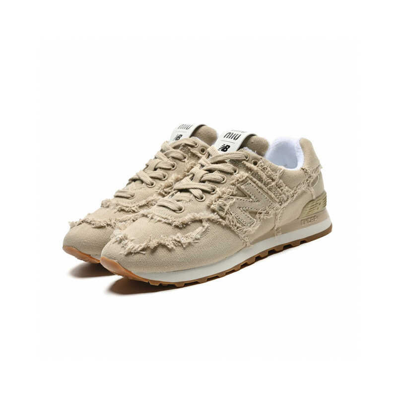 ❤ _ New Balance_ Nb574 X Miumiu Co Branded Fashion Trend Casual Versatile Dad Men's And Women'