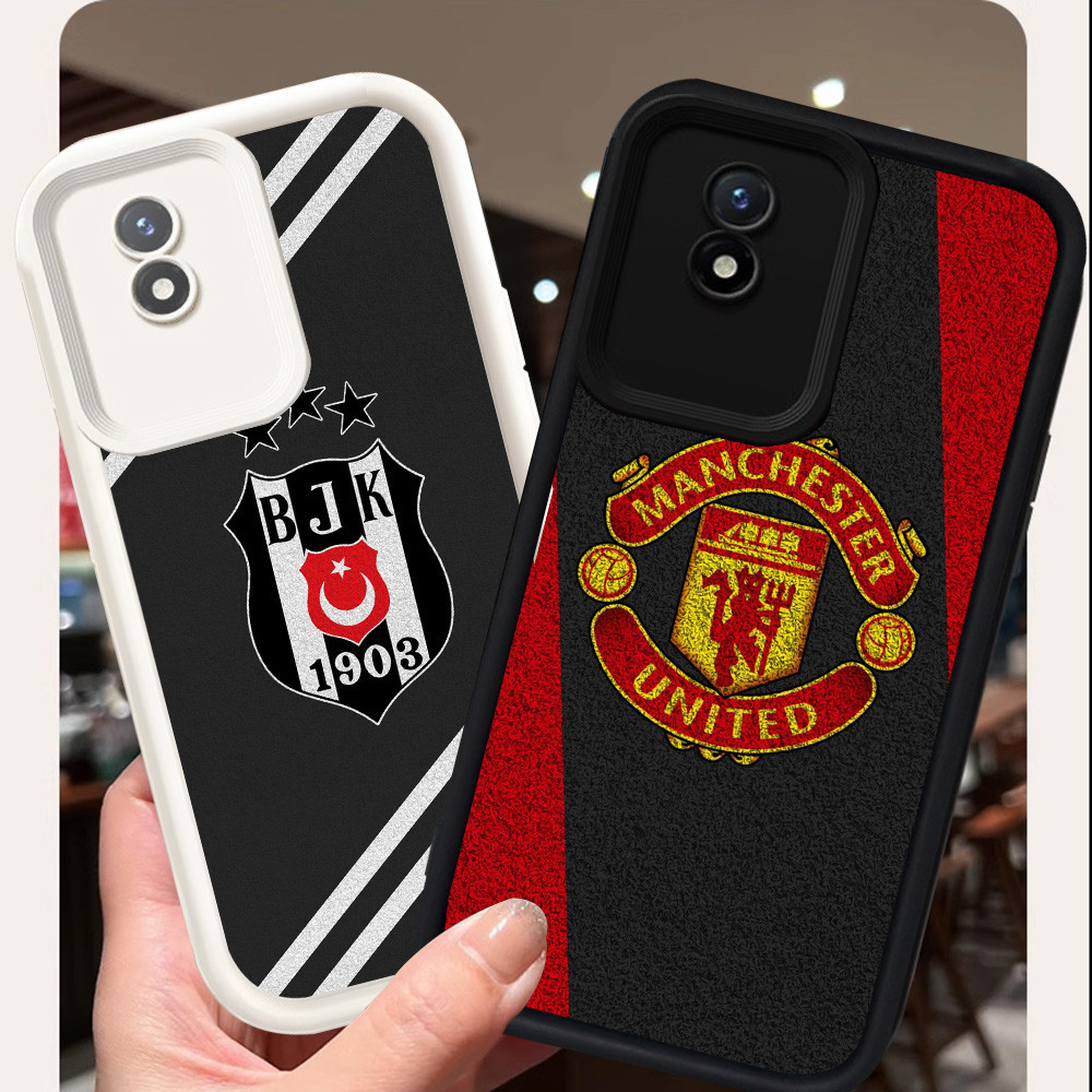R-48 Football Club FC Case Soft Casing สําหรับ VIVO Y02t Y02 Y02a Cover