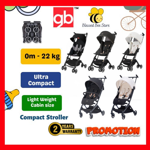 GB Pockit Plus All City GB Pockit Plus All Terrain Cabin ขนาดรถเข็นเด็ก