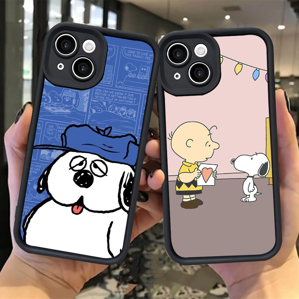 H-50 เคส Snoopy สําหรับ iPhone 6S XR 11 6 7 XS X 8 Pro Max Plus