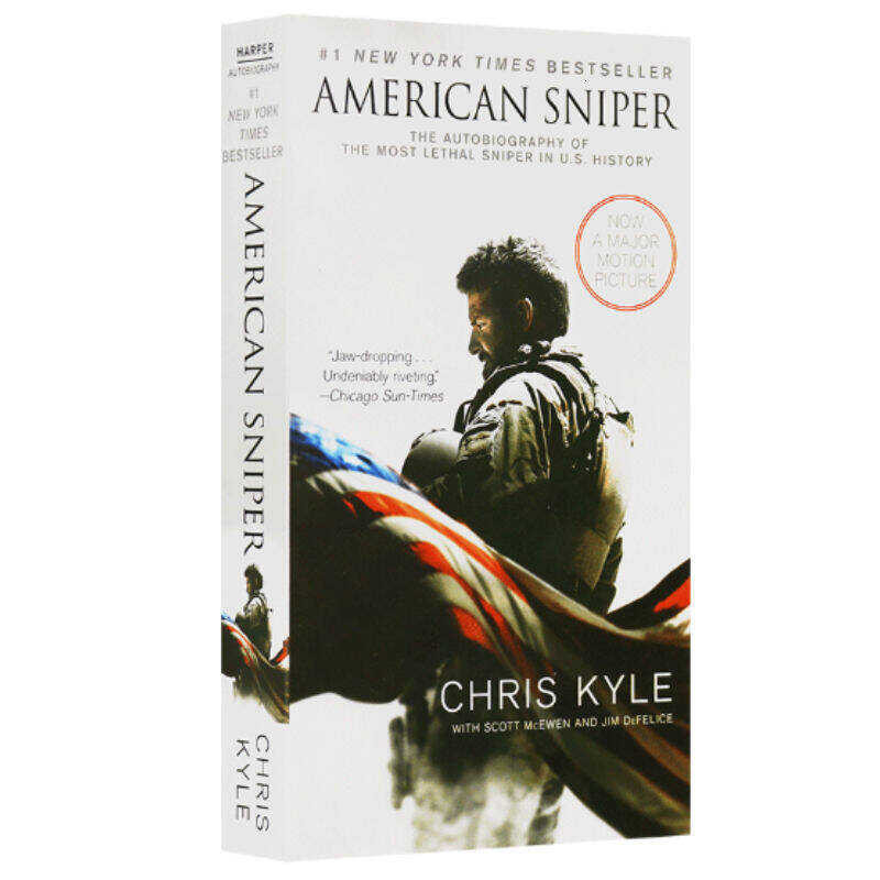 American Sniper English Original Autobiographical Novel Movie Cover Edition American Sniper Book A