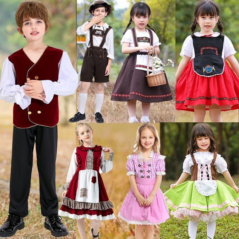 German Beer Clothing, European Ethnic Clothing, Cultural Festival Performance Clothing, Men's And W