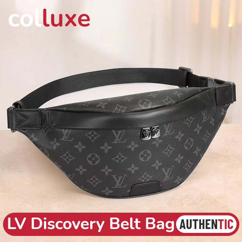 ♞,♘,♙ของแท้หลุยส์วิตตอง Louis Vuitton กระเป๋าคาดเอวรุ่น Discovery PM LV Men's Belt Bag