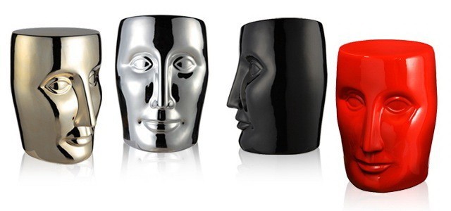 ♞,♘Bonzeสตูล/เปลี่ยนรองเท้ารูปร่างหัวมนุษย์Monk Headสตูล/Philippe StarckPhilippe Starck