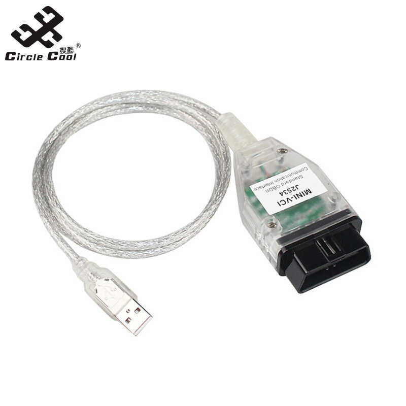 ❤ Circle Cool มินิ Vci เคเบิลเครื่องวินิจฉัย J2534อุปกรณ์อ่าน