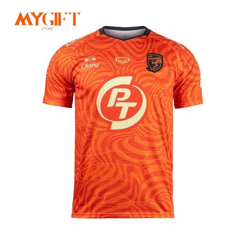 เสื้อแข่งประจวบเอฟซี ชุดเหย้า สีส้ม ของแท้จากสโมสร PT Prachuap FC