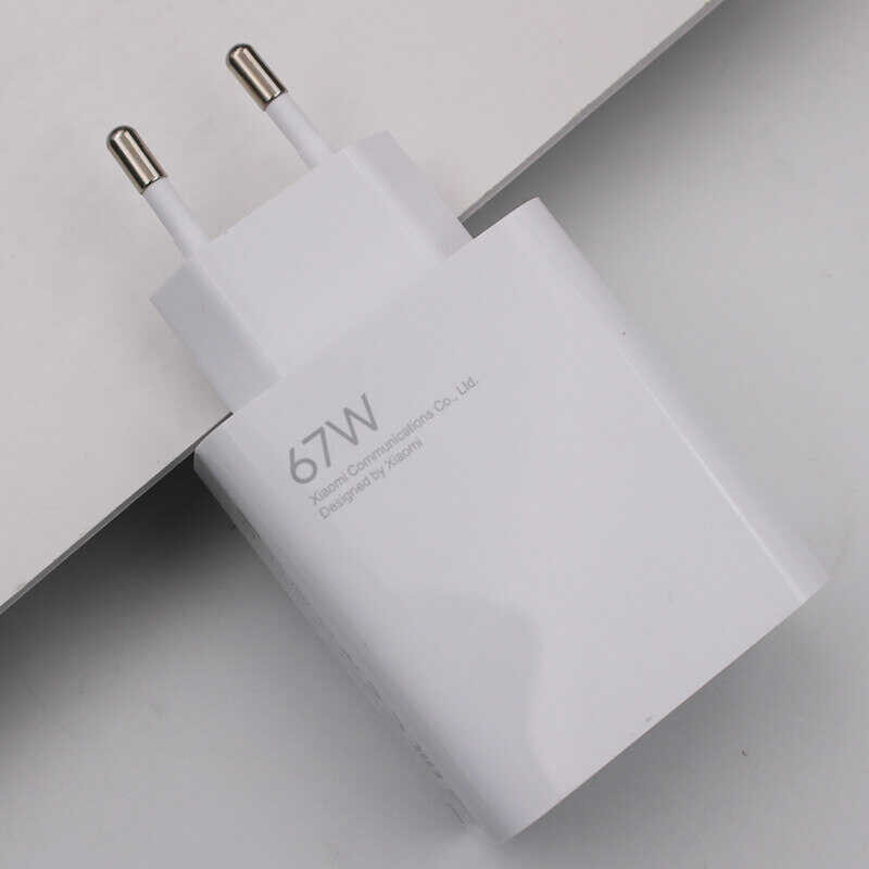 ❤ Original 67W EU Charger Gan Fast Charge Power Adapter With 6A USB Type-C Cable For & Xiaomi Ult