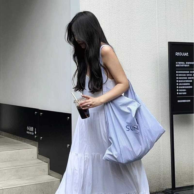 ❤ Deere Jack Women's Oblique Cross -Bag Fashion High -Level Korean Version Of SAN Letters Printin