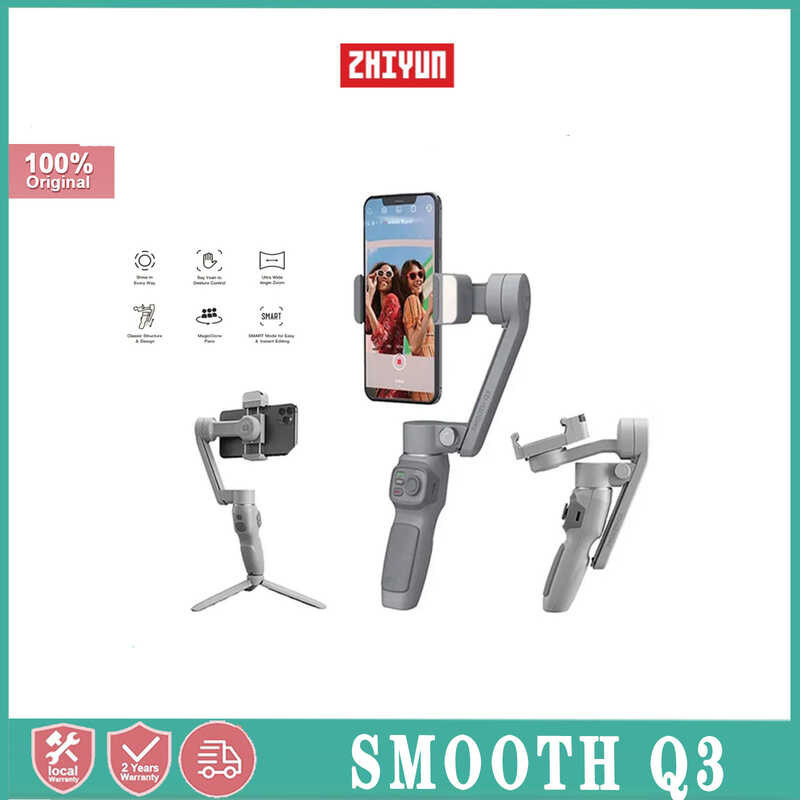 Q3 ZHIYUN SMOOTH Gimbal Smartphone 3-Axis Phone Gimbals Portable Stabilizer for iPhone 14 pro max/X 