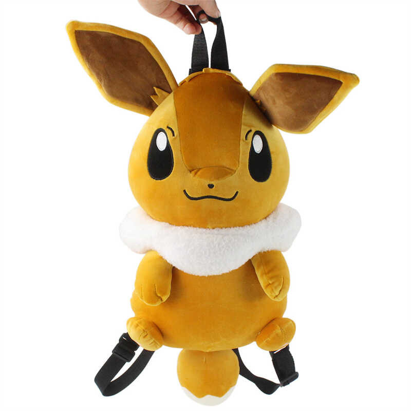 Eevee กระเป๋าเป้สะพายหลัง น่ารัก Kawaii Plush กระเป๋าโรงเรีย