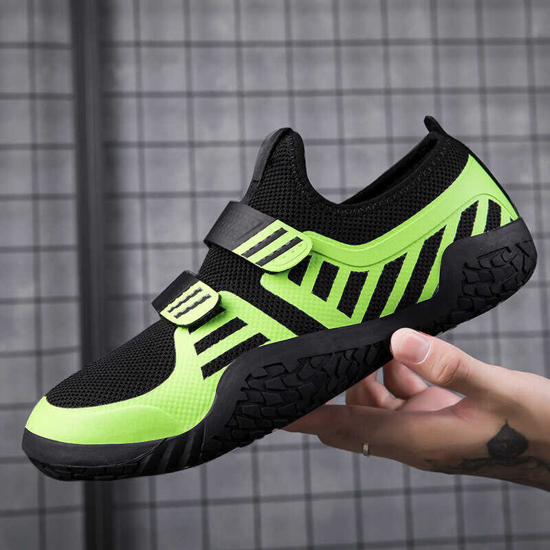 ❤ ❤ New Men Weight Training Squat Indoor Wrestling Weightlifting Fiess Shoes Women Sneakers