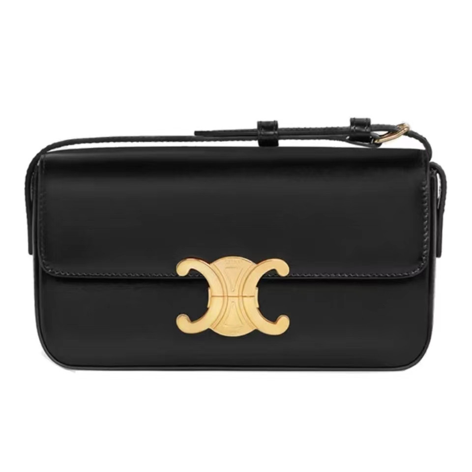 CELINE/Arc de Triomphe gold lock/กระเป๋าใต้วงแขน กระเป๋าสะพายข้าง กระเป๋าสะพายข้าง/กระเป๋าผู้หญิง แ
