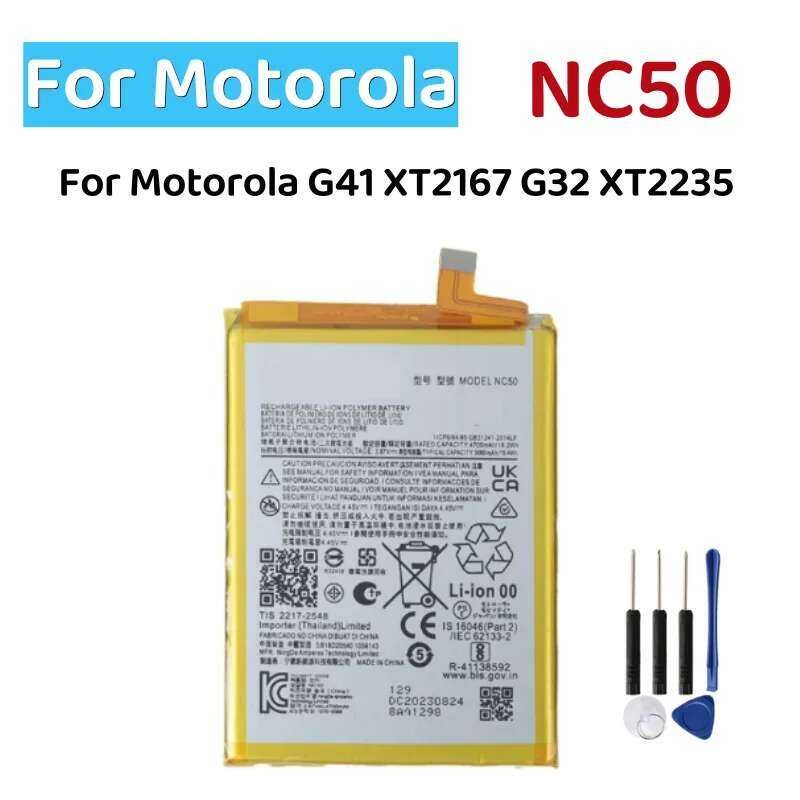 ❥ Nc50แบตเตอรี่สำรองสำหรับ Motorola G41 G32 Xt2167 Xt2235 NC 50แบตเต