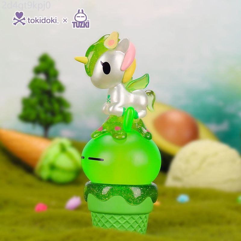 ♞,♘,♙ไอศกรีมยูนิคอร์น Tusky ร่วม Tokidoki & Tuzki ยืนยันกล่องตาบอดใหม่เอี่ยมของแท้