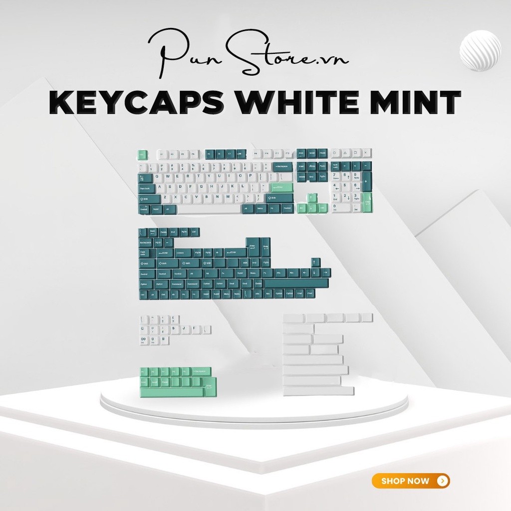 ในสต็อก Keycap Keychron PBT Double Shot 219 คีย์หลายรุ่น