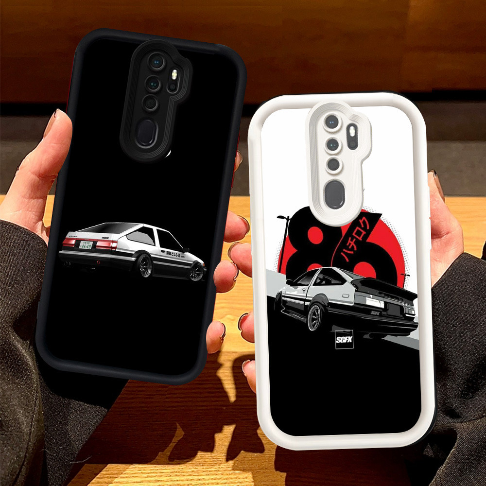 เคสสําหรับ OPPO A5 A9 2020 F11 Pro Reno 2Z 2F เคสซิลิโคน H-43 INITIAL D AE86