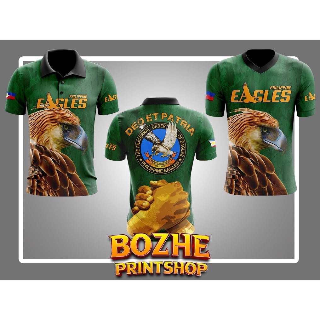 เสื้อยืดเสื้อโปโลสีระเหิด Eagles