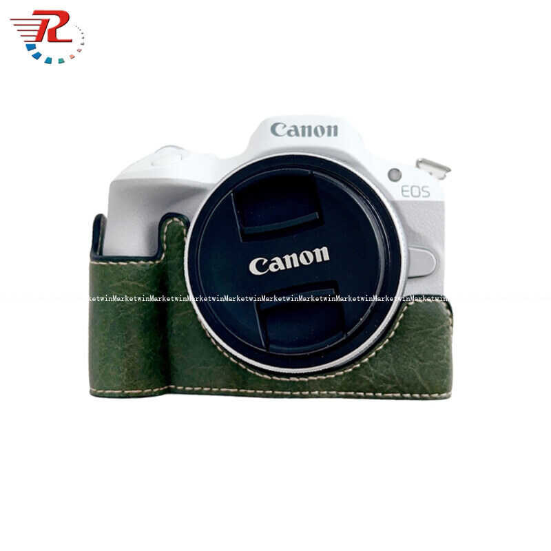 ➧ PU Camera Half Body Case Cover For Canon EOS R50