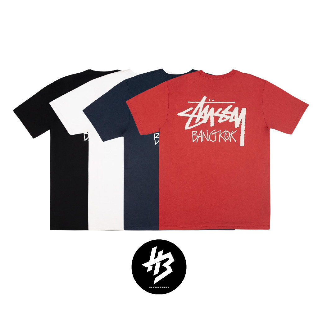 ♞,♘,♙[ของแท้] STUSSY BANGKOK LOGO TEE  พร้อมส่ง kol