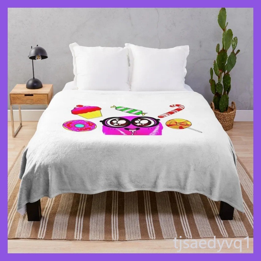 SLICK SLIME SAM Throw Blanket Summer Beddings Thin Fashion Sofas Cute Blankets T