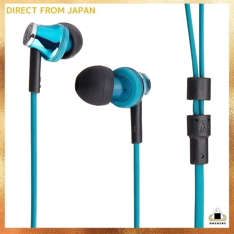 Audio-Technica canal type earphone turquoise blue ATH-CK330M TBL