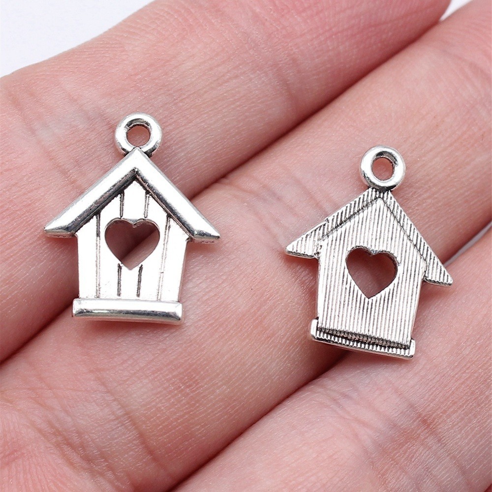 House Building Charms เล ็ บ Charms Handmade เครื ่ องประดับจี ้ คอลเลกชัน