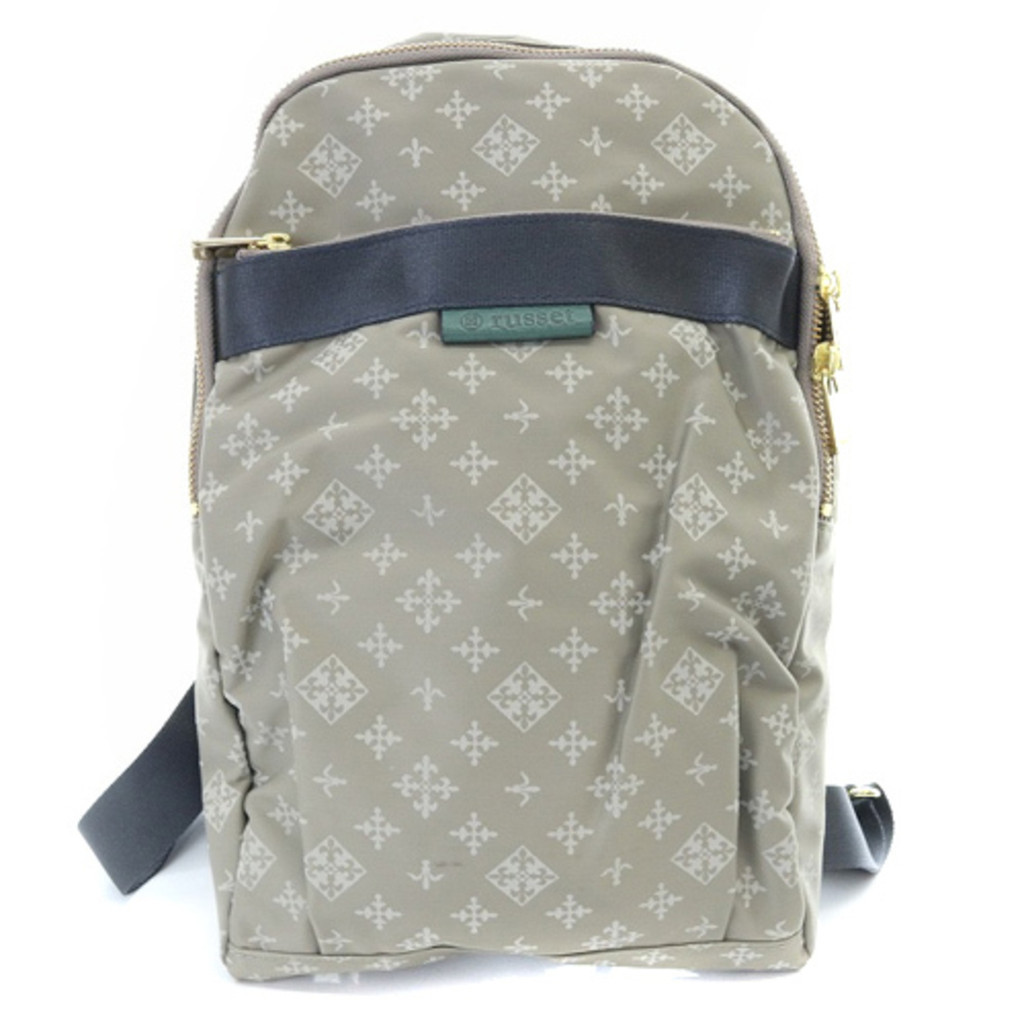 Rasit RUSSET Body Bag Monogram Shoulder Bag Logo Gray Direct from Japan Secondhand
