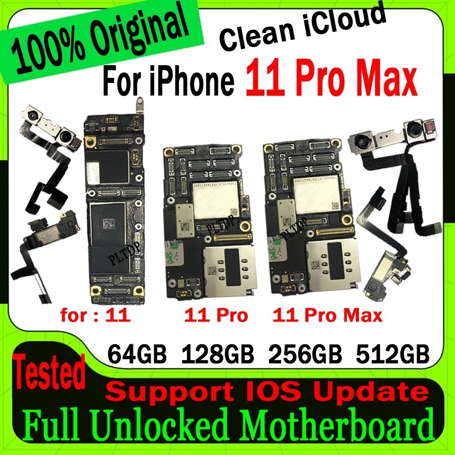 Uvn8 จัดส่งฟรี Clean ICloud Full Working Original เมนบอร์ดสําหรับ iPhone 11 PRO MAX เมนบอร์ด Wi