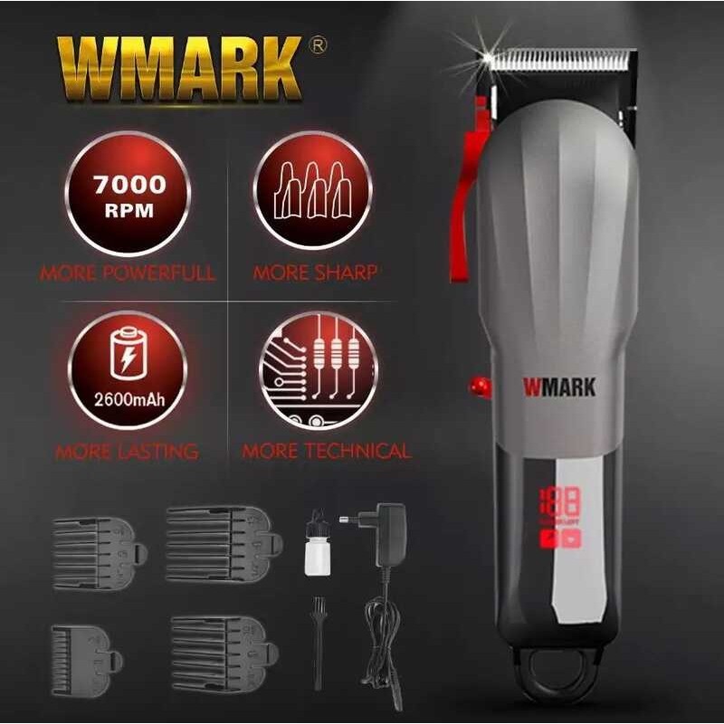 ปัตตาเลี่ยน LINKOE แบตตาเลี่ยนไฟฟ้า อุปกรณ์ตัดผม WMARK NG-11