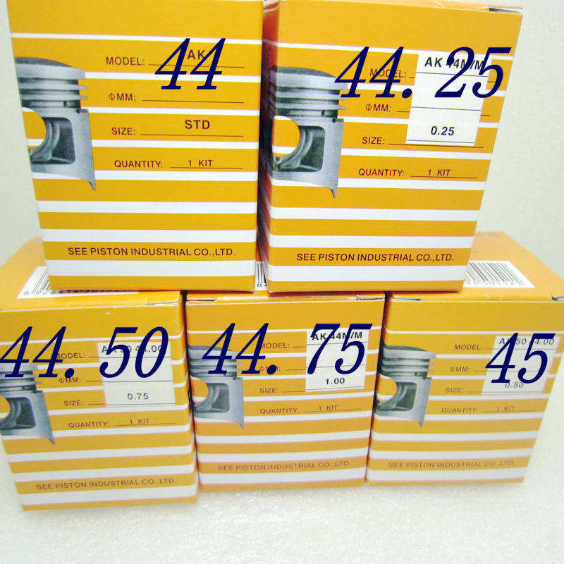 Shengyi DIO50 18 27 เฟส 28 ZX34 เฟส 35 44 47 มม.ถึง 70 90CC แหวนลูกสูบประกอบลูกสูบ