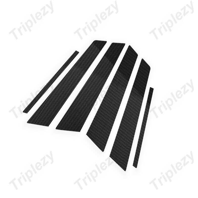 ❤ 4/6Pcs Car Window Column B C BC Pillar Post Cover Trim For Hatchback 5 Door / Mazda 2 Sedan 200